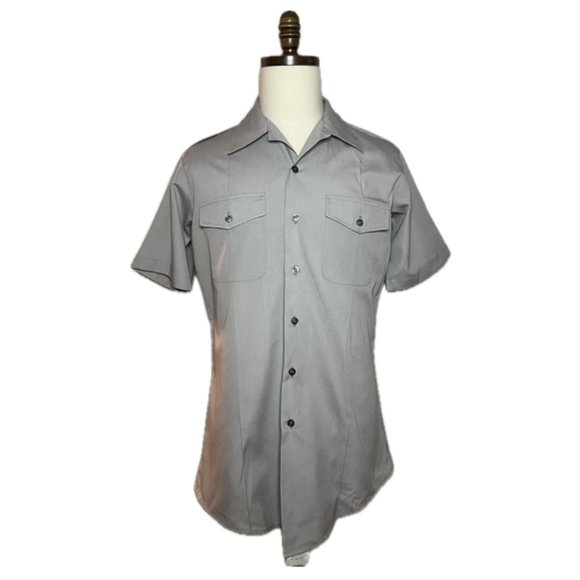 The Citadel Duty Uniform Gray Short Sleeve Shirt - Picture 1 of 1